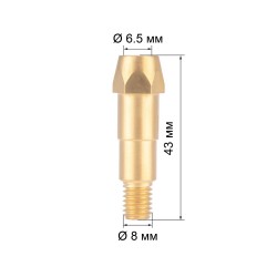 FoxWeld Держатель након. M8 (MIG-40) (142.0021/ME0076, пр-во FoxWeld/КНР)