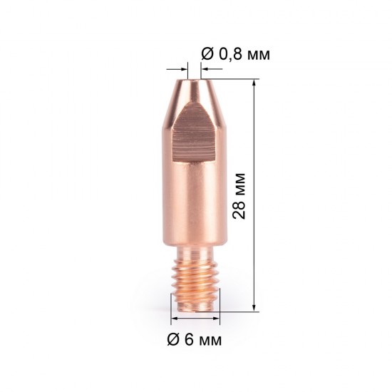 Наконечник M6х28х0.8 (140.0051/MD0009-08)