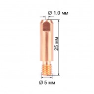 Наконечник M5х1.0 FoxWeld (140.0229, пр-во FoxWeld/КНР)