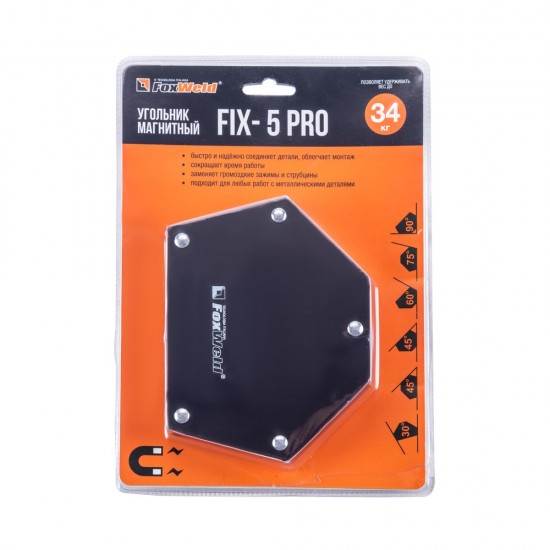 Угольник магнитный FIX-5Pro (пр-во FoxWeld/КНР)